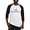 Black/White, variant on - I HEART BUCKNELL Baseball Jersey - Cotton Baseball Jersey, 3/4 Raglan Sleeve Shirt