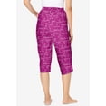 thumbnail image 2 of Dreams & Co. Plus Size Knit Sleep Capri, 2 of 6
