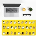 thumbnail image 3 of Large Gaming Mouse Pad (31.5×15.7), Non-Slip Rubber Base and Reinforced Lock Edges, XXL Extended Mousepad for Work, Game, Desk mat, Desktop Decoration | Cartoon Dog, 3 of 4