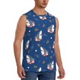 thumbnail image 2 of Balery Cute Shark Camisetas sin mangas para hombre, absorbe la humedad y protege contra el mal olor.-X-Large, 2 of 7