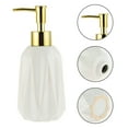 thumbnail image 5 of Unique Bargains 1 Pc Simple Diamond Shape Soap Pump Dispenser for Bathroom Hotel 300ml White, 5 of 6