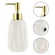 thumbnail image 5 of Ofertas Únicas 1 Pc Dispensador de Jabón en Forma de Diamante Simple para Baño Hotel 300ml Blanco, 5 of 6
