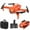 Orange, variant on SPOORYYO 4K HD FPV Drone with Altitude Hold, Headless Mode, and Trajectory Flight - Portable RC Quadcopter for Teens and Adults - 10-12 Min Flight Time, 80m Control Range