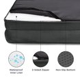 thumbnail image 3 of Cama ortopédica para perros, pequeña, lavable con forro impermeable, 3 of 9