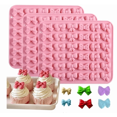 Bowknot Pink Candy Silicone Mold
