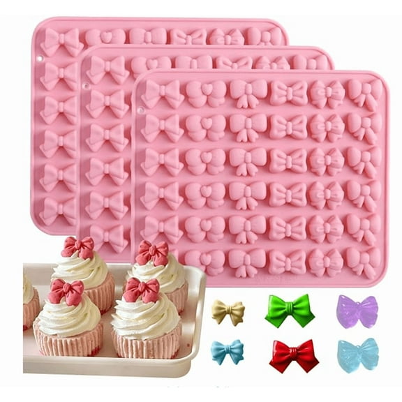 Bowknot Pink Candy Silicone Mold