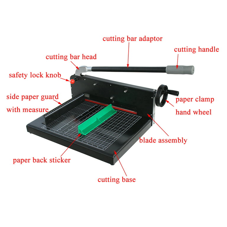 12 Manual Paper Cutter Heavy Duty Guillotine Trimmer 300 Sheets Die  Cutters
