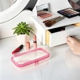 thumbnail image 6 of RUIG Clear Hard Plastic Zipper Case, Double Zippers Hard Pouch, Portable Travel Organizer Bin Clear Makeup Bag for Toy Storage, Snack Bag, Cosmetics, Diaper Bag, Toiletry Bag, 6 of 7