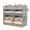 2 pack - Gray, variant on 1 Pack Hanging Closet Organizer with Top Shelf, 4-Tier Storage Cubes, Collapsible Fabric Organizer, 30 lb Heavy Duty Hooks, Mesh Pockets, Gray, 15.8 x 11.8 x 30.7 in