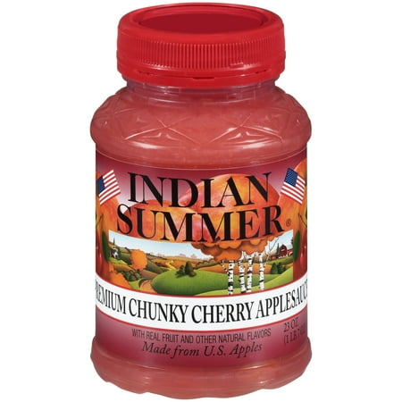 Indian Summer ® Premium Chunky Cherry Apple Sauce 23 oz. Jar