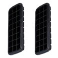 thumbnail image 1 of Bandejas para cubitos de hielo, moldes para cubitos de hielo con tapa, bandejas para hielo apilables, 1 of 5