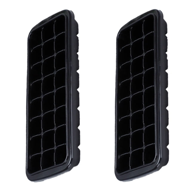 Bandejas para cubitos de hielo, moldes para cubitos de hielo con tapa, bandejas para hielo apilables