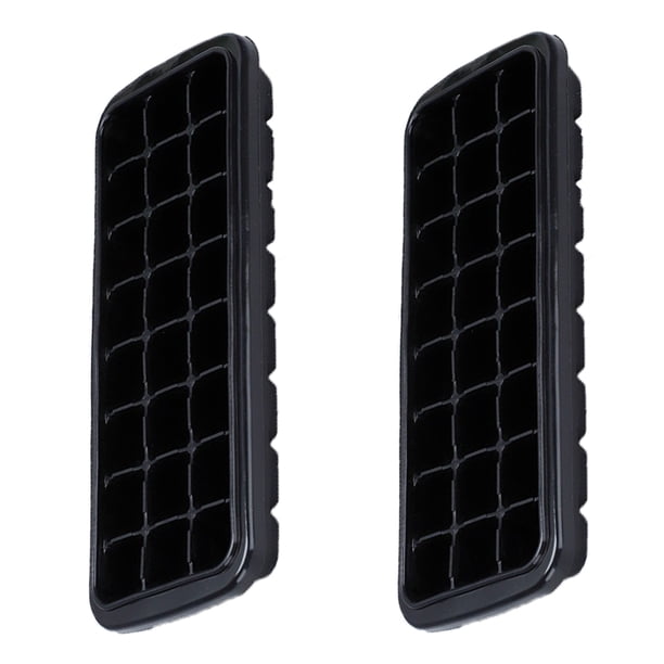 Moldes para Cubitos de Hielo Caseros Ormromra 24 Rejillas Color Negro CPB-US-CJZ160-5