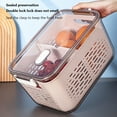 thumbnail image 3 of Fruit Containers For Fridge, Food Storage Containers With Removable Colander And Lid, Stackable Refrigerator Produce Storage Bins For Fruits Vegetables Berry Meat Fresh, 3 of 8