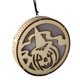 thumbnail image 1 of Luz Hueca De Madera Para Halloween Con Patrón De Bruja, Decoración Colgante Led Redonda De Halloween Para Ventana, Cerca De Árbol, Puerta, Escritorio De Oficina Advancent HA027580-02, 1 of 7