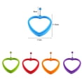 thumbnail image 2 of Wovilon Silicone Molds Cake Mold Silicone Heart-Shaped Rings Pancake Mold With Handles Nonstick Frying Silicone Molds For Baking, 2 of 5