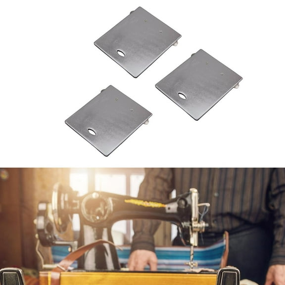 balikha 3 Pieces Bobbin Cover Plate for Sewing Machine Universal Sturdy Heavy Duty Attachments Accessories Replacement Assembly