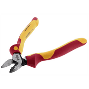 Wiha Tools Insul. Industrial Serrated Edge Cable Cutters 8 OAL. Industrial brushed finish. Two component ergo cushion grips.