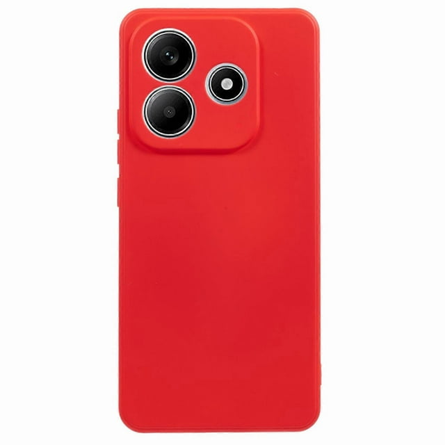 For Xiaomi Redmi Note 14 5G Case TPU Back Soft Anti-Scratch Fiber Lining Phone Cover - Black