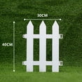 thumbnail image 2 of White PVC Plastic Fence European Style For Garden Driveway Gates Christmas Tree, 2 of 7