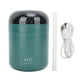 thumbnail image 1 of Mini humidificador con luz colorida, 500 ml, humidificador de niebla con funcionamiento de bajo ruido, alimentado por USB, para coche, dormitorio, oficina, viajes, verde, 1 of 5