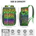 thumbnail image 3 of Minimalist Palm Tree Insulated Backpack Cooler - 20L Leakproof Cooler Bag, Keeps Food & Drinks Cold/Hot 20 Hours, Ideal for Beach & Travel, 3 of 6