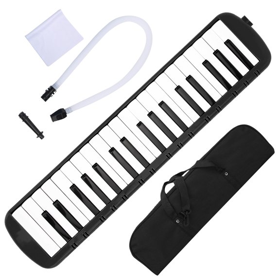Melodicafor Principiante,Melodica 37 Teclas Teclado Portátil Melodica Melodica Blowpipe Kit Diseñado con Precisión
