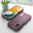 thumbnail image 6 of SaniMore for Samsung Galaxy A54 5G 6.4" 2023 Hybird Case, Rugged PC Back Shockproof TPU Shell Metal Hidden Kickstand Drop Resistant Anti-slip Heavy Duty Protective Case for Galaxy A54 5G, Purple, 6 of 9