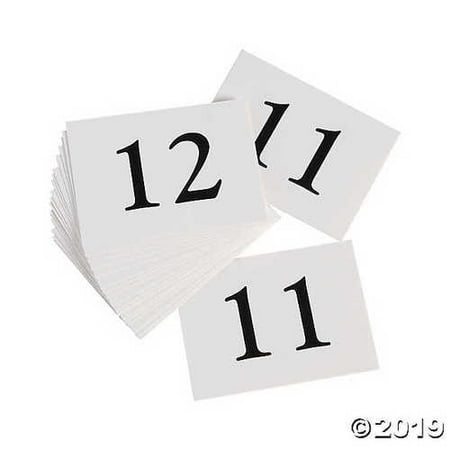 - Table Number Inserts 11-20