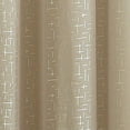thumbnail image 4 of VCNY Home Harlow 2-Piece Taupe Metallic Sheer Curtain Panel Set, 38" x 84", 4 of 5