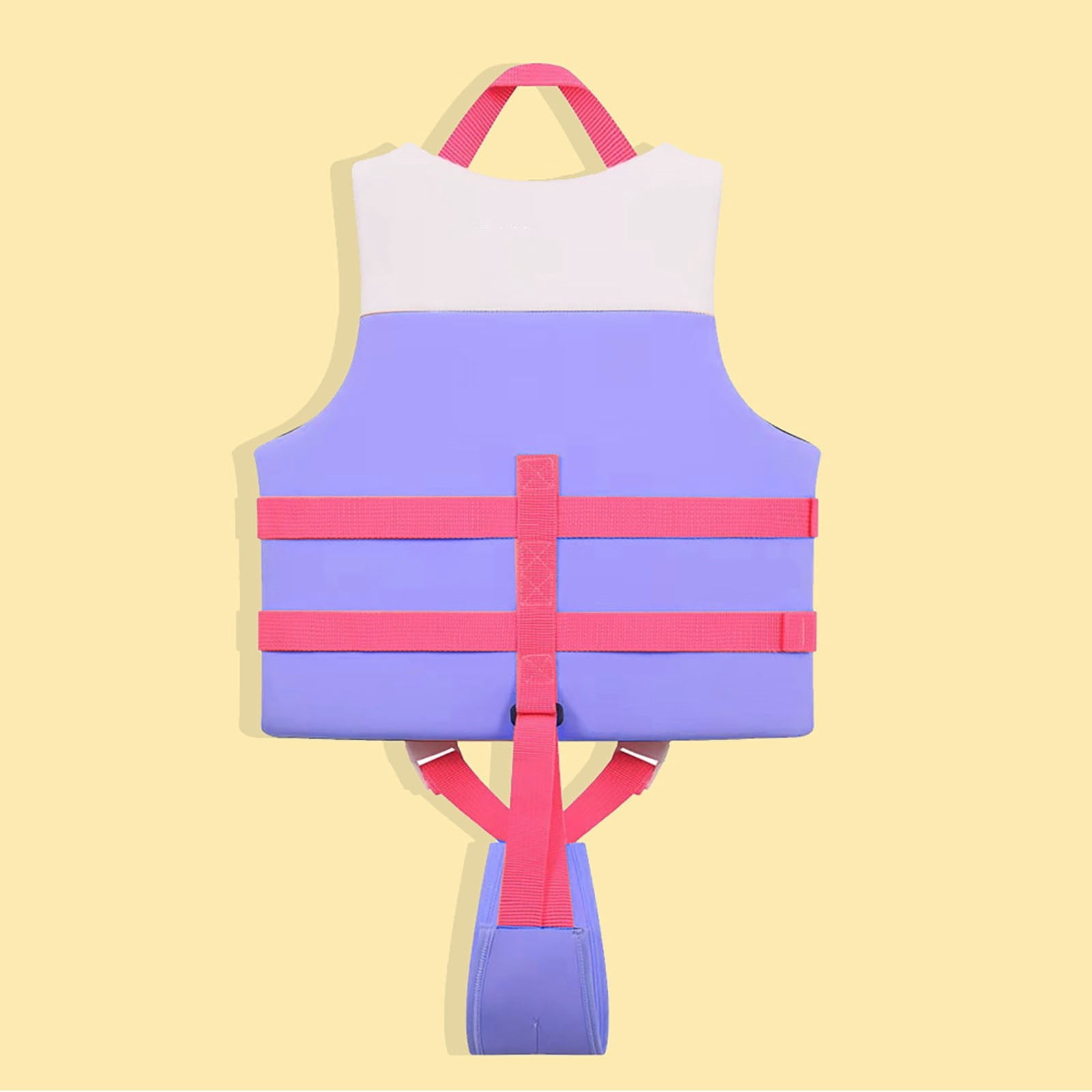 Toddler Swim Vest Life Jacket High Buoyancy Swimsuit Cat Pattern Gear For Rafting Surfing Anti Drowning Training Vest Life Vest For Kids Purple 5 Y-7 Y