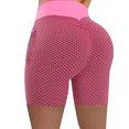 thumbnail image 2 of Abcnature Plus Size Shorts, Womens Athletic Shorts, Womens Stretch Leggings Fitness Running Gym Pockets Active Shorts, Yoga, Comfy Beach Shorts, Yoga Pants, Cycling Sport Shorts Pink S, 2 of 4