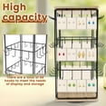 thumbnail image 5 of Rectangular Earring Display Stand for Vendors Selling 360 Degree Rotatable Earring Selling Stand Easy to Assemble Earring Retail Holder With 48 Hooks for Countertop, 5 of 9