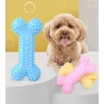 thumbnail image 5 of Dog Toys for Aggressive Chewers Large Breed, Durable Dog Bones Squeaky Dog Chew Toy, Nearly Indestructible Dog Toys for Large Dogs, Tough Natural Rubber Puppy Chew Toys for Medium Dog ,Pink, 5 of 6