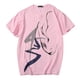 thumbnail image 2 of Camiseta De Tinta De Los Hombres Con Cuello En V Manga Corta Tops De Pink 2XL Soledad hombres camiseta moda, 2 of 10