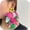 Colour, variant on Bohemian Flower Drop Dangle Earrings Flower Earrings for Women Exaggerated Big Flowers Earrings Fabric Floral Dangle Earrings for Women