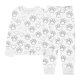 thumbnail image 4 of Conjuntos de blusas y camisas de cuello redondo y manga larga para niños y niñas con estampados de grafitis de interés, camisetas con cuello redondo, pantalones casuales, tops y pantalones para niñas., 4 of 8