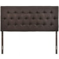 thumbnail image 2 of Rosebery Kids Queen Tufted Panel Headboard in Dark Brown, 2 of 4
