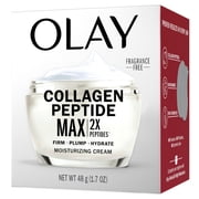 Olay Collagen Peptide Max Moisturizing Cream, Fragrance-Free, 1.7 fl oz