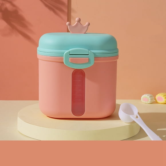 Contenedor de polvo para bebés, almacenamiento de leche en polvo para bebés Caja de almacenamiento de leche en polvo para bebés Contenedor de leche en polvo Características de vanguardia