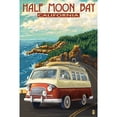 thumbnail image 4 of Half Moon Bay, California, Camper Van (1000 Piece Puzzle, Size 19x27, Challenging Jigsaw Puzzle for Adults and Family, Made in USA), 4 of 4