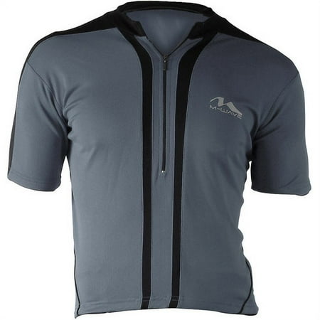 M-Wave Men's Bicycle Jersey, Dark Grey/Black, XL