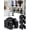 4pcs+box, variant on Magnetic Mop and Broom Holder, No-Drill Movable Heavy Duty Broom Holder Wall Mount Tool Organizer with Anti-Slip Rollers, Magnetic Laundry Organizer for Refrigerator, Garage, Kitchen, Rv (4pcs+box)