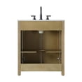 thumbnail image 3 of Elegant Kitchen and Bath 30 Inch Single Bathroom Vanity In Linen Oak, 3 of 13