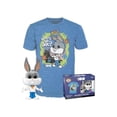 thumbnail image 1 of Funko Pop and TEE Looney Tunes Bugs Bunny FLOCKED (Talla CH) Funko POP AND TEE, 1 of 3