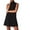 Black, variant on Elegant Women's Sleeveless Turtleneck A-Line Dress with Pockets Casual and Comfortable for Every Occasion