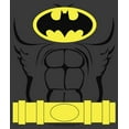 thumbnail image 2 of Boy's Batman Dark Knight Halloween Costume Graphic Tee Charcoal Heather Medium, 2 of 5