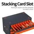 thumbnail image 5 of Drill Storage Case, HSS Bits Storage Case for Aluminum, Copper, Soft Alloy Steel, Wood, Storage Size from 1/16" to 1/2"Thread mill storage box, 5 of 9