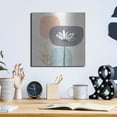 thumbnail image 6 of Luxe Metal Art 'Soft Floral II' by Linda Woods, Metal Wall Art, 12"x12", 6 of 9