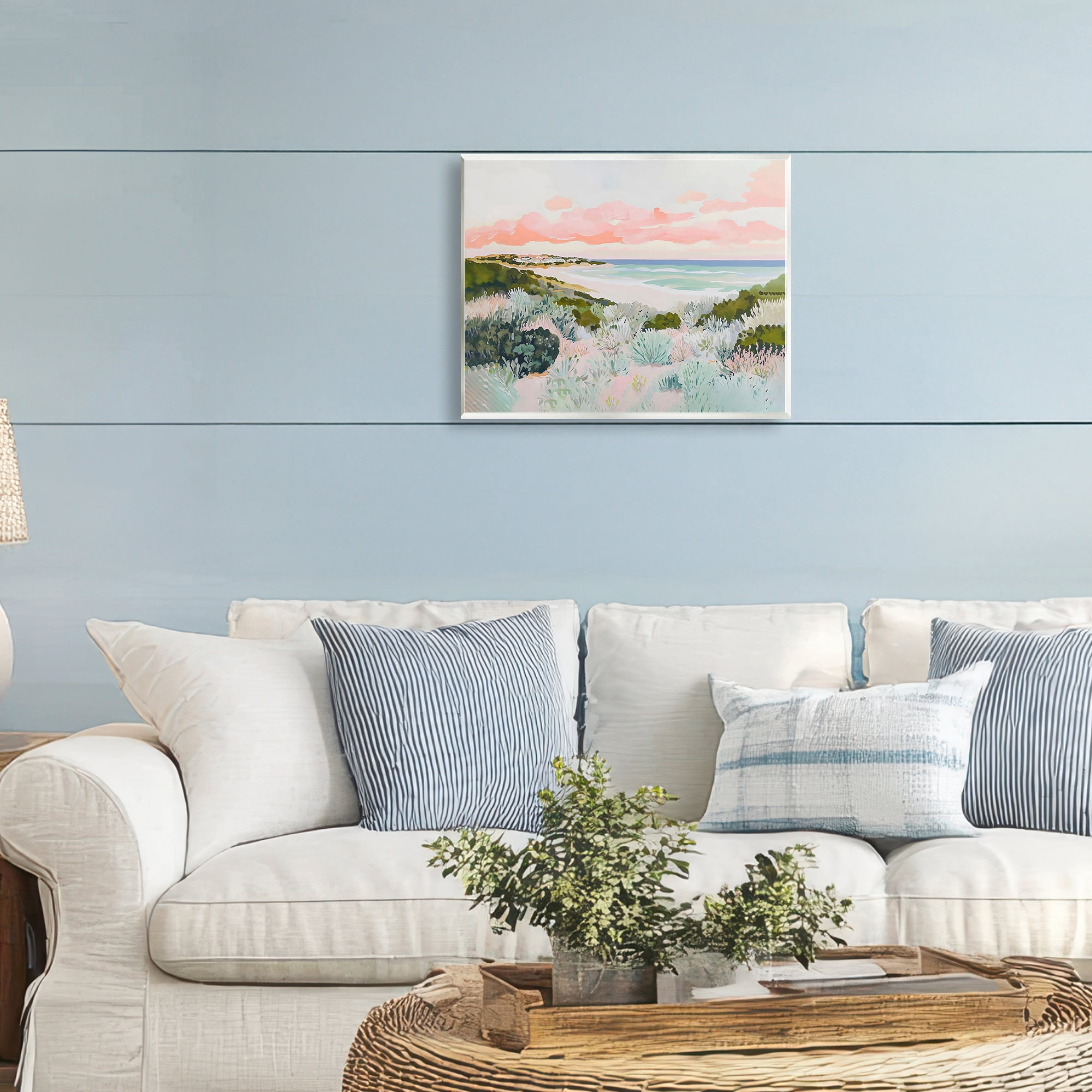 Stupell Industries Beach Grasses & Pastel Skies Wall Plaque Art, design by The Prints Vibe